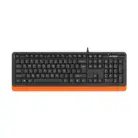 A4tech FK10 Fstyler Wired Orange Multimedia Keyboard with Bangla