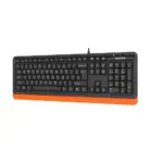 A4tech FK10 Fstyler Wired Orange Multimedia Keyboard with Bangla