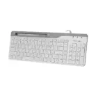 A4tech FK25 Fstyler Wired White Multimedia Keyboard with Bangla