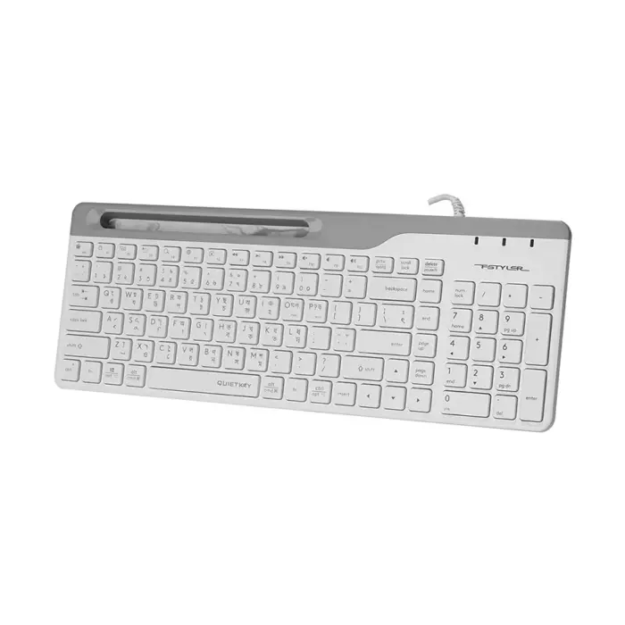 A4tech FK25 Fstyler Wired White Multimedia Keyboard with Bangla