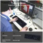 A4tech KRS-82 Black Wired Multimedia (FN Hotkeys) Keyboard with Bangla