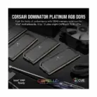 Corsair Dominator Platinum RGB 16GB DDR5 6000MHz Black Gaming Desktop RAM #CMT32GX5M2E6000C36