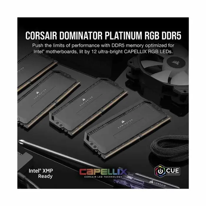 corsair-dominator-platinum-rgb-16gb-ddr5-6000mhz-41720417344.webp Corsair Dominator Platinum RGB 16GB DDR5 6000MHz Black Gaming Desktop RAM #CMT32GX5M2E6000C36