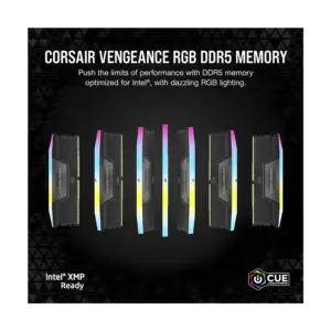 Corsair Vengeance RGB 16GB DDR5 5600MHz Gray Heatsink Desktop RAM #CMH32GX5M2B5600Z40