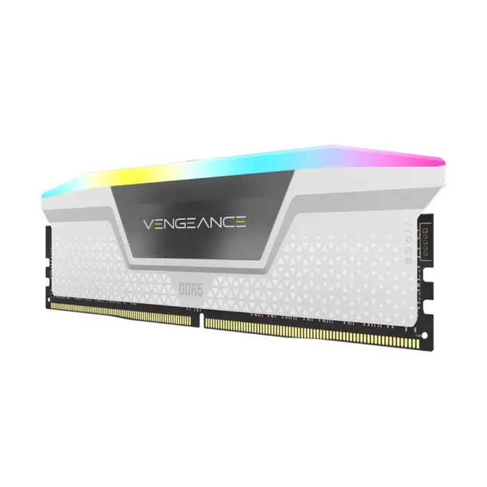 corsair-vengeance-rgb-16gb-ddr5-6000mhz-white-31694001054.webp Corsair Vengeance RGB 16GB DDR5 6000MHz White Gaming Desktop RAM #CMH32GX5M2E6000C36W