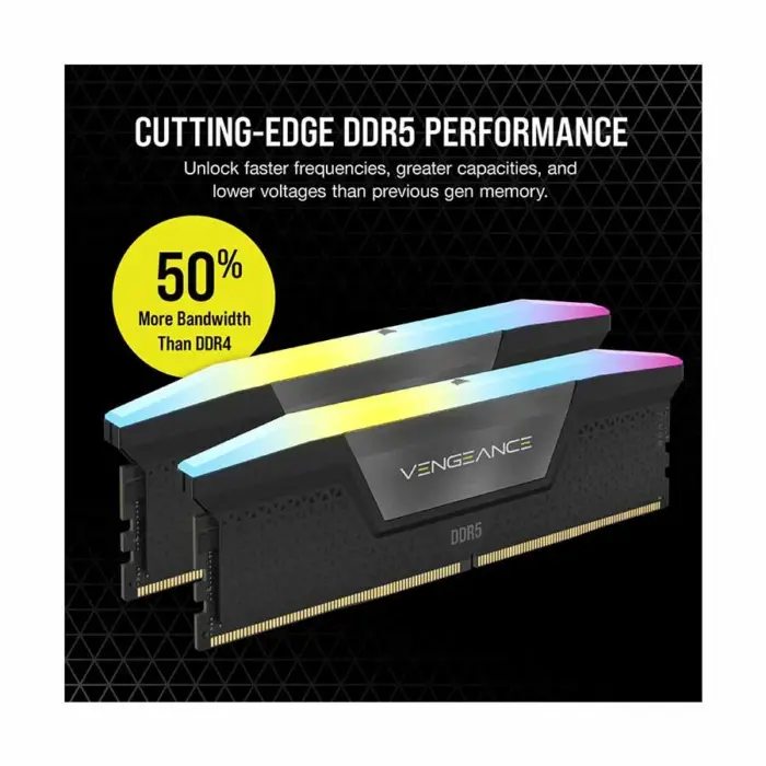 corsair-vengeance-rgb-16gb-ddr5-6200mhz-black-51716549880.webp Corsair Vengeance RGB 16GB DDR5 6200MHz Black Gaming Desktop RAM #CMH32GX5M2E6200C36