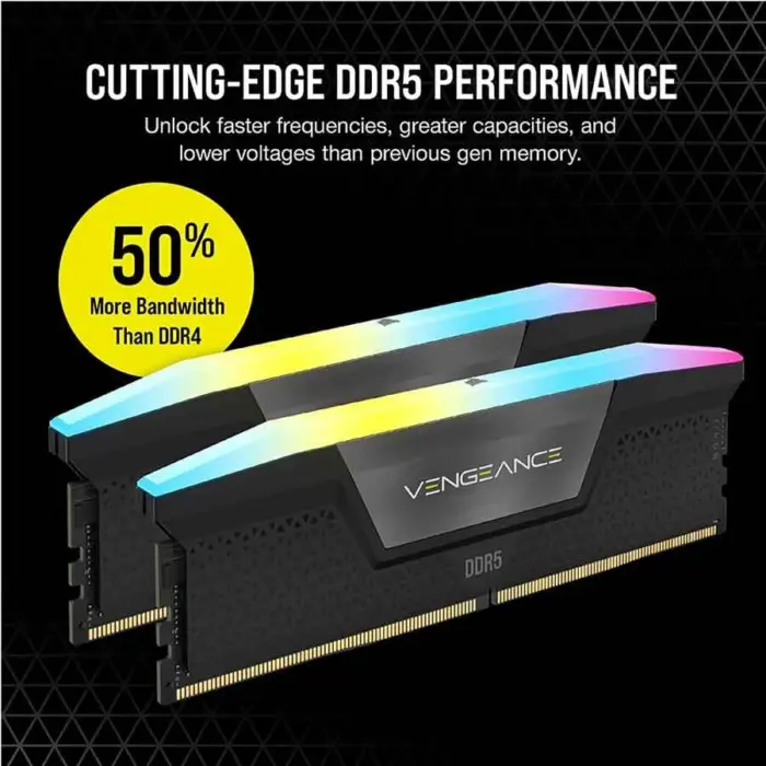 corsair-vengeance-rgb-16gb-ddr5-6400mhz-black-51719146801.webp Corsair Vengeance RGB 16GB DDR5 6400MHz Black Gaming Desktop RAM #CMH32GX5M2B6400C36
