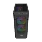 Gamdias AURA GC7 ARGB Mid Tower Black ATX Gaming Desktop Casing with AURA GP250 (250W) PSU