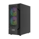 Gamdias AURA GC7 ARGB Mid Tower Black ATX Gaming Desktop Casing with AURA GP250 (250W) PSU