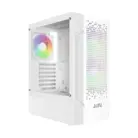 Gamdias AURA GC7 WH ARGB Mid Tower White ATX Gaming Desktop Casing with AURA GP250 (250W) PSU