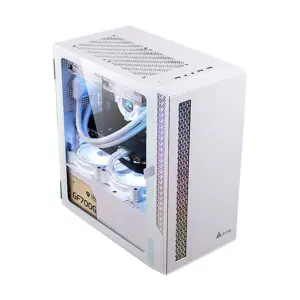 Golden Field HONOR 2 Mid Tower White ATX Gaming Desktop Casing with Standard PSU