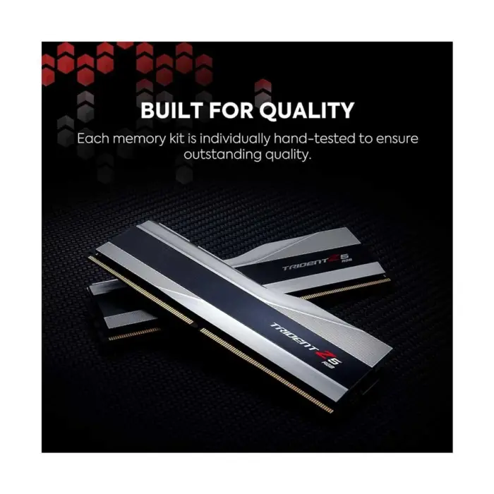 G.Skill Trident Z5 RGB 16GB DDR5 6600MHz Silver Gaming Desktop RAM #F5-6600J3440G16GX2-TZ5RS