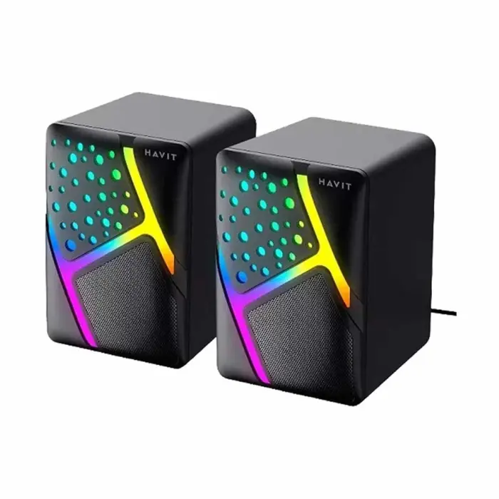 havit-hv-sk763-20-rgb-usb-black-31685259983.webp Havit HV-SK763 2:0 RGB USB Black Speaker