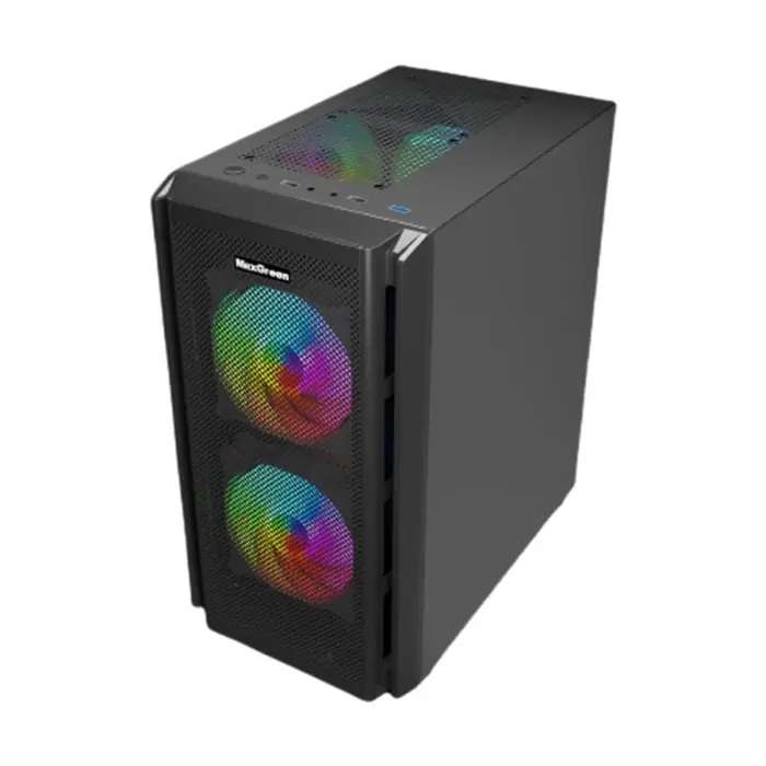 maxgreen-5510-mesh-argb-mid-tower-black-micro-atx-21702904149.webp MaxGreen 5510-Mesh ARGB Mid Tower Black Micro-ATX Gaming Desktop Casing With Standard PSU