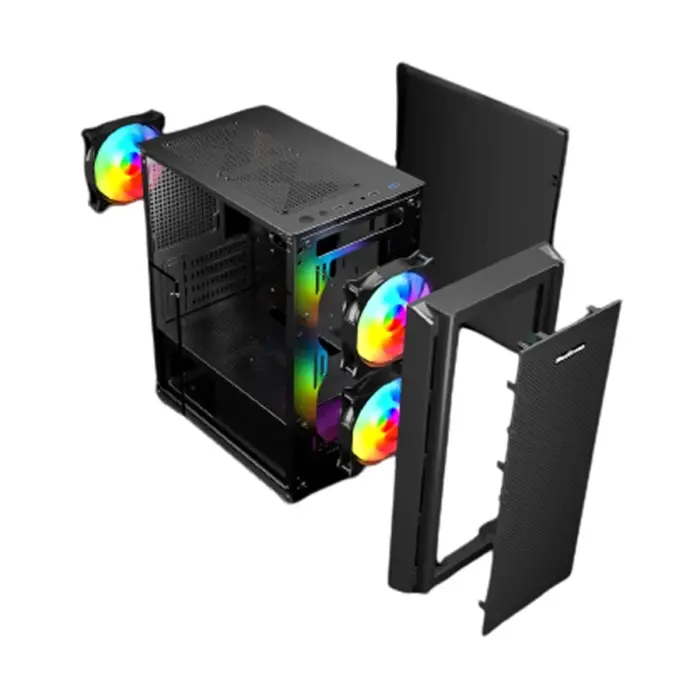 maxgreen-5510-mesh-argb-mid-tower-black-micro-atx-31702904149.webp MaxGreen 5510-Mesh ARGB Mid Tower Black Micro-ATX Gaming Desktop Casing With Standard PSU