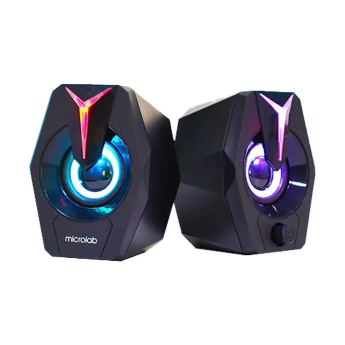 microlab-b26-led-20-wired-black-gaming-21708693052.webp Microlab B26 LED 2:0 Wired Black Gaming Speaker