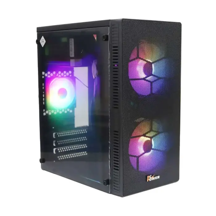 pc-power-spider-web-mesh-mid-tower-black-11709729601.webp PC Power Spider Web Mesh Mid Tower Black Micro-ATX Desktop Casing with Standard PSU #PP-X2601 BK