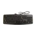 Rapoo NK2600 Spill- Resistant Wired Black Keyboard with Bangla