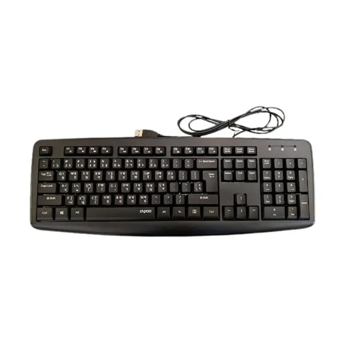 rapoo-nk2600-spill-resistant-wired-black-41689759069.webp Rapoo NK2600 Spill- Resistant Wired Black Keyboard with Bangla