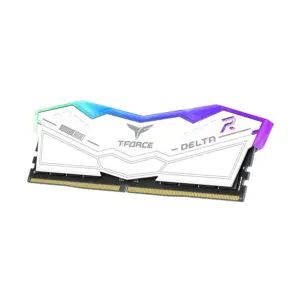 Team Delta RGB 16GB DDR5 6000MHz White Heatsink Gaming Desktop RAM #FF4D516G6000HC38A01