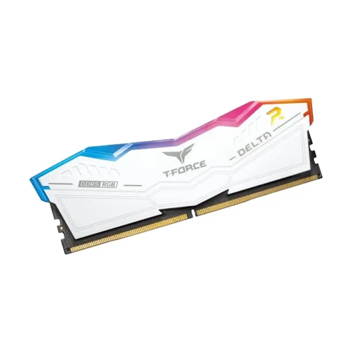 Team Delta RGB 16GB DDR5 7000MHz White Gaming Desktop RAM #FF4D532G7000HC34ADC01