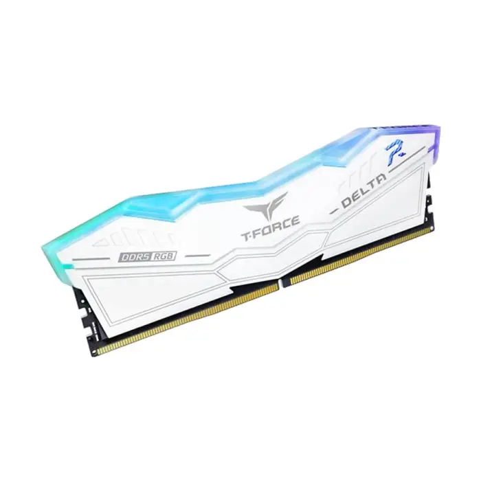 Team Delta RGB 16GB DDR5 7000MHz White Gaming Desktop RAM #FF4D532G7000HC34ADC01