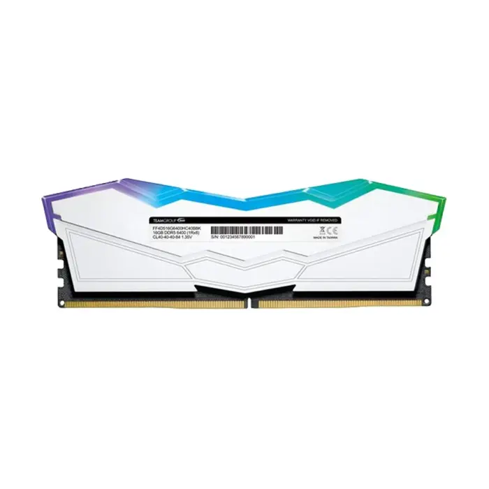 Team Delta RGB 16GB DDR5 8000MHz White Gaming Desktop RAM #FF4D532G8000HC38DDC01