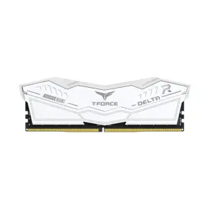 Team T-Force Delta RGB 8GB DDR5 6000MHz White Heatsink Gaming Desktop RAM #FF4D516G6000HC38ADC01