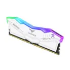Team T-Force Delta RGB 8GB DDR5 6000MHz White Heatsink Gaming Desktop RAM #FF4D516G6000HC38ADC01
